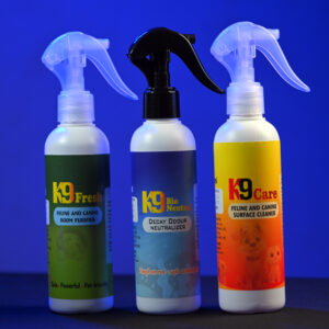 K9 Care + K9 Fresh + K9 Bio Neutral Combo | Pet Hygiene Solutions | Surface Cleaner, Room Purifier & Decay Odour Neutralizer (3 x 200 ml)